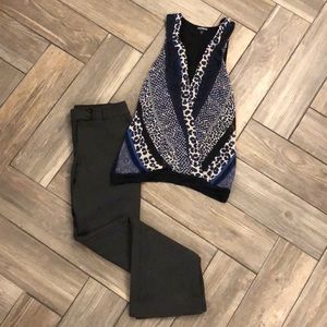Sleeveless Patterned Top